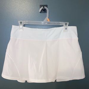 Lululemon White Tennis Skirt